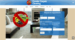 Desktop Screenshot of condercarpetcleaning.com